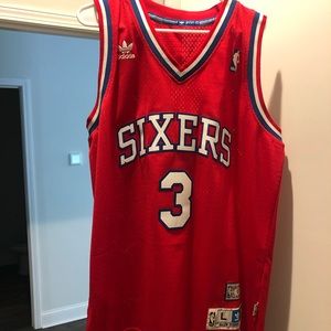 Allen Iverson “The Answer” Hardwood Classic jersey size L
